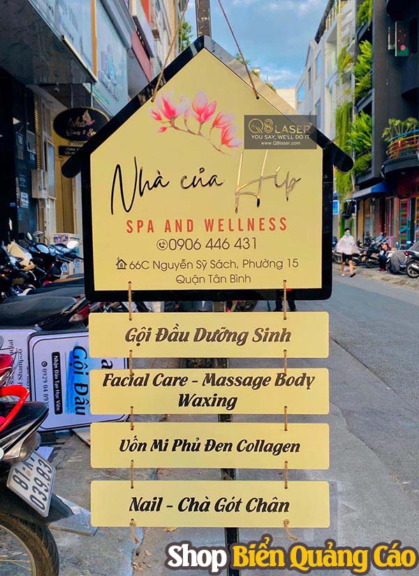 50+ Mẫu bảng hiệu gội đầu dưỡng sinh đẹp thu hút khách